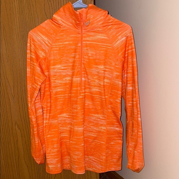 Under Armour Jackets & Blazers - Under Armour Orange Athletic Pullover